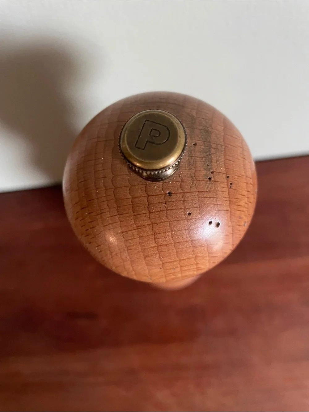 Vintage Peugeot France 7” Wood Pepper Mill Grinder